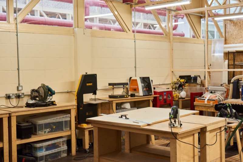 The wood workshop